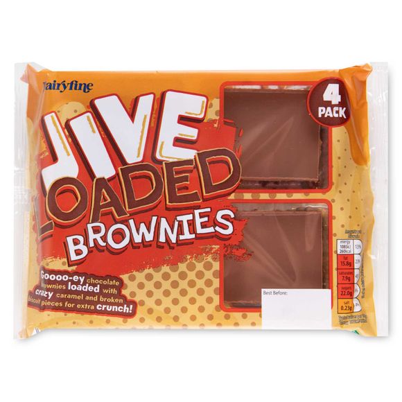 Dairyfine Jive Loaded Brownies 220g/4 Pack